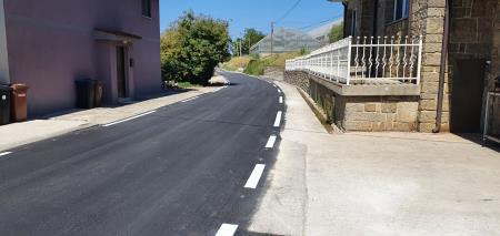 Lokalna cesta Parecag Korte po sanacij (3)